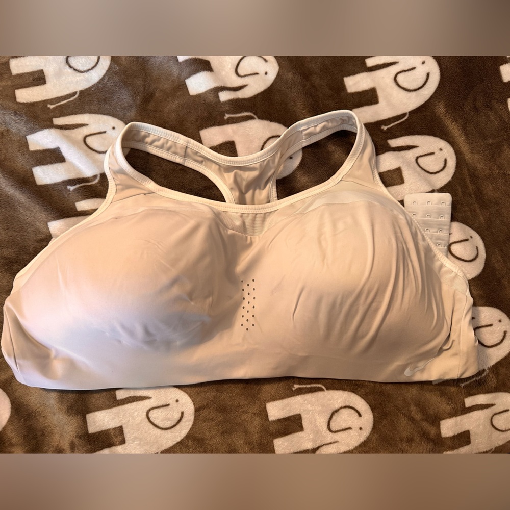 White Nike Sports Bra